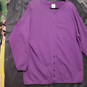 Vintage Sasoon-Heavy Button up Cardigan-100% cotton-os-pre-luved